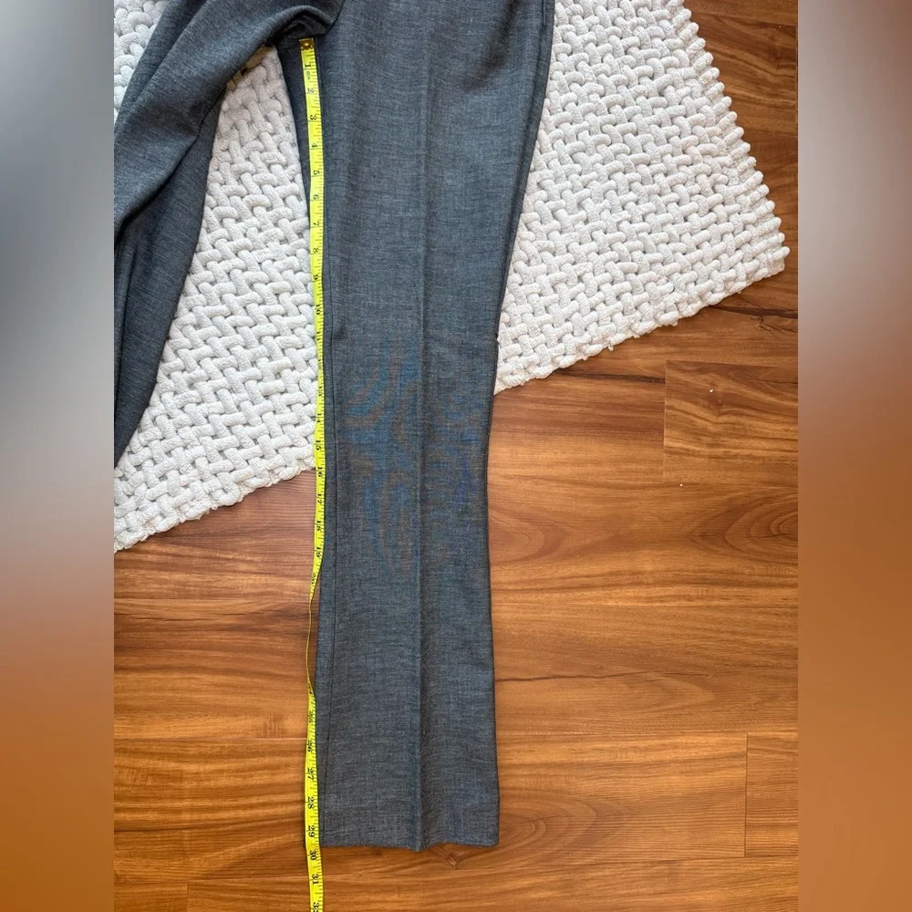 Express | Two-Tone Columnist Dress Pants Black and Gray | 2 Short
